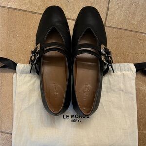 Le Mond Beryl Claudia leather Mary Jane ballet flats